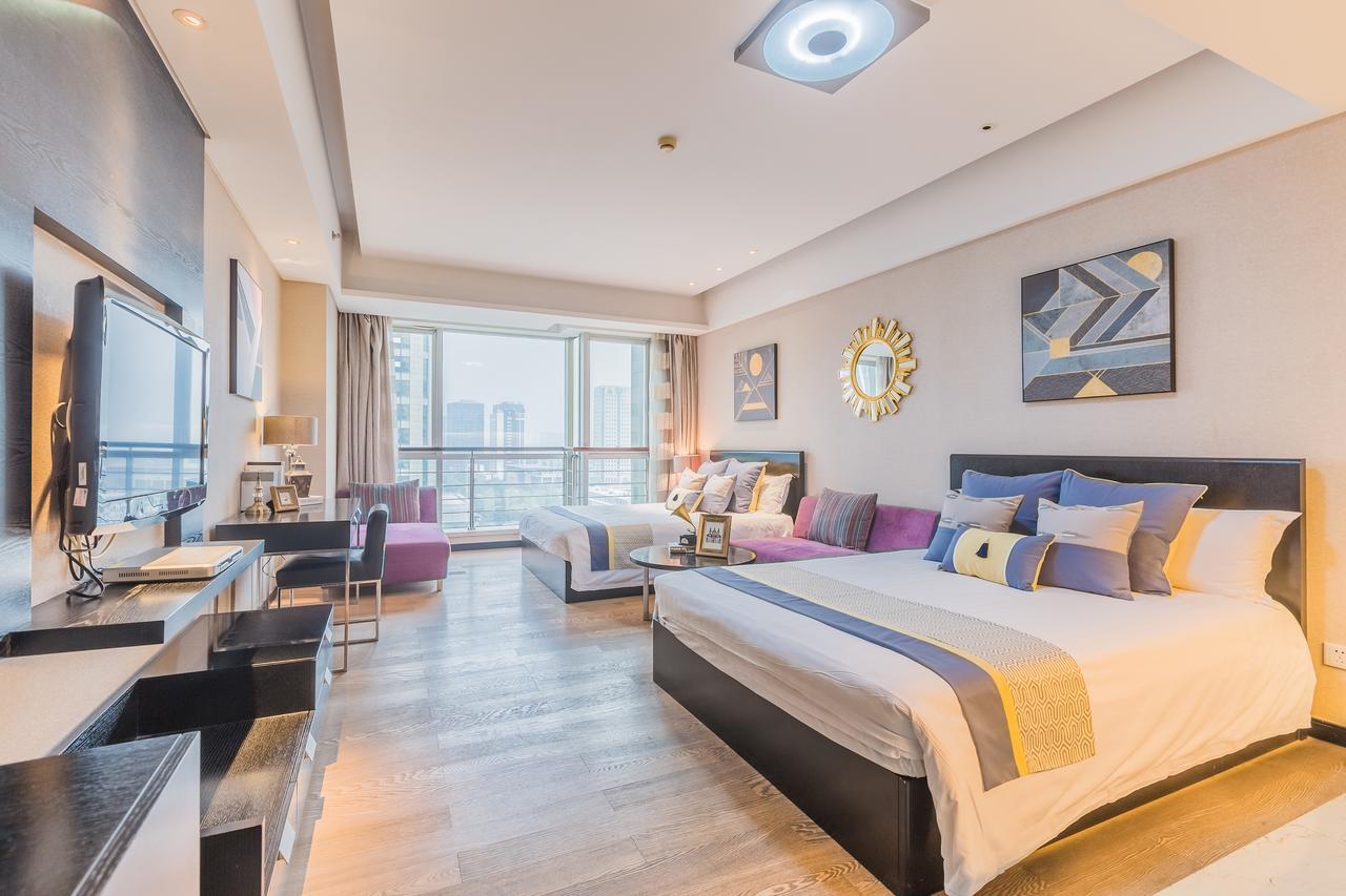 Binjiang Starlight Public Pavilion Hotel Apartment Hangzhou Exterior foto