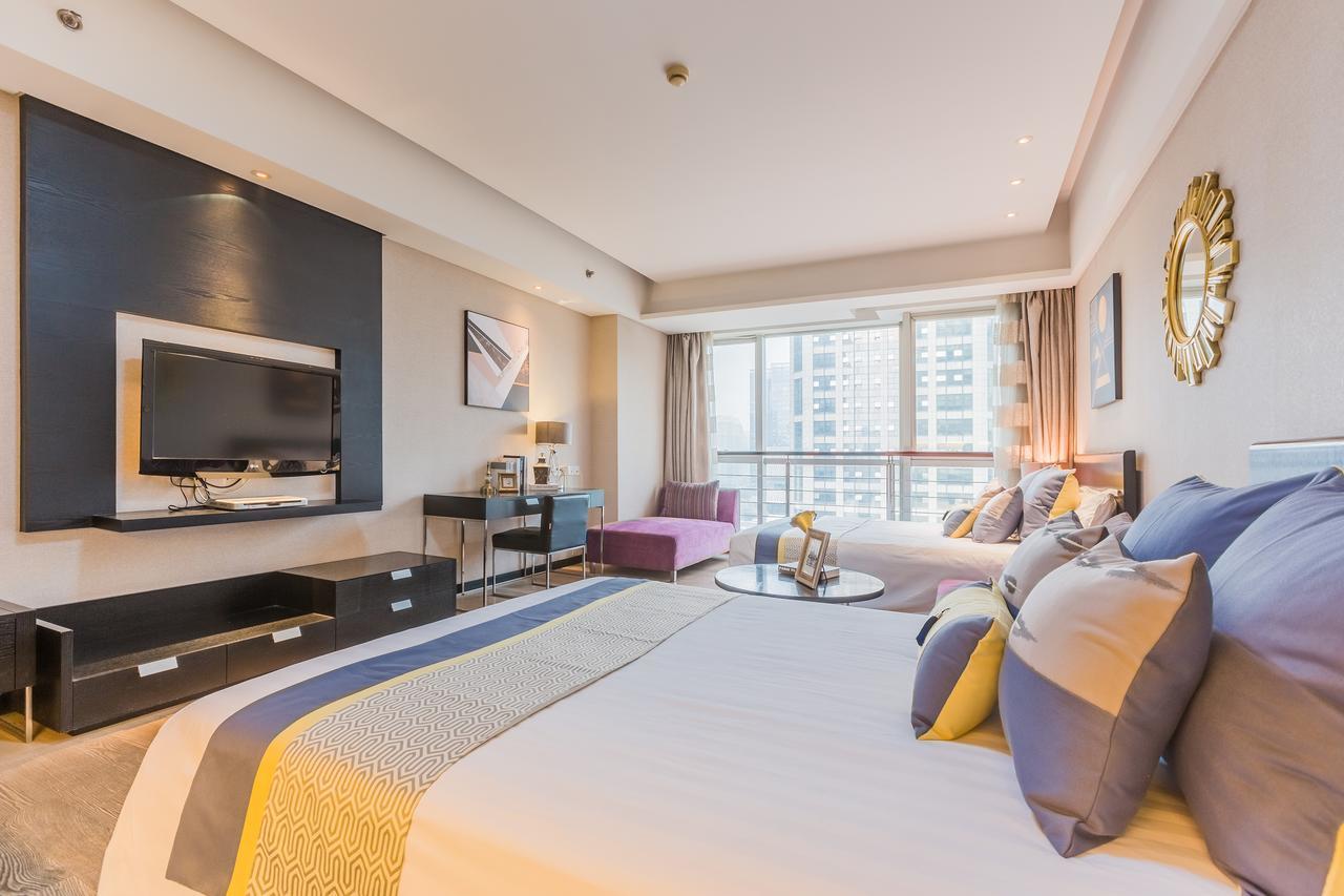 Binjiang Starlight Public Pavilion Hotel Apartment Hangzhou Exterior foto